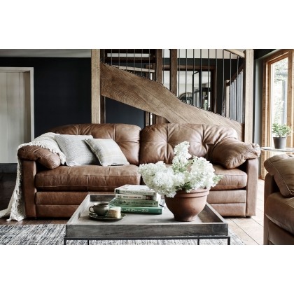 Alexander & James Bailey Leather 3 Seater Sofa Alexander & James Bailey Leather 3 Seater Sofa