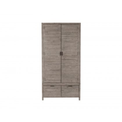 Tuscan Springs Reclaimed Wood Double Wardrobe Tuscan Springs Reclaimed Wood Double Wardrobe