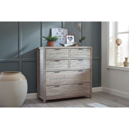 Tuscan Springs Reclaimed Wood 6 Drawer Chest of Drawers Tuscan Springs Reclaimed Wood 6 Drawer Chest of Drawers