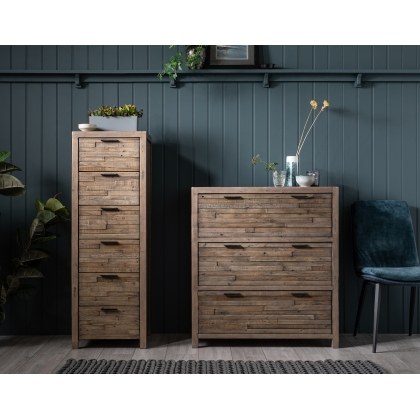 Tuscan Springs Reclaimed Wood 3 Drawer Chest of Drawers Tuscan Springs Reclaimed Wood 3 Drawer Chest of Drawers