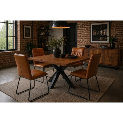 Soho Solid Oak Holborn Square Dining Table Soho Solid Oak Holborn Square Dining Table