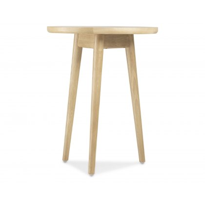 Henley Solid Oak Circular Lamp Table