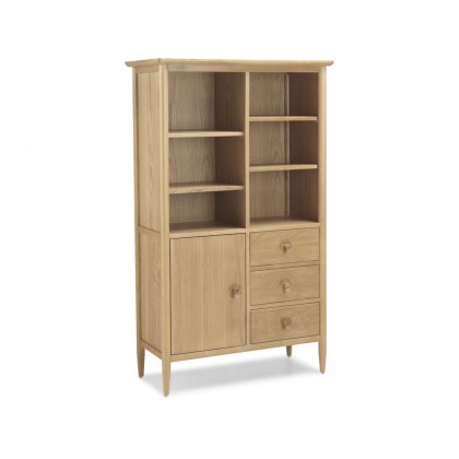 Henley Solid Oak Display Cabinet