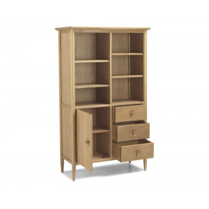 Henley Solid Oak Display Cabinet