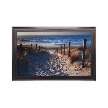 Path to Beach Print With Metallic Frame Path to Beach Print With Metallic Frame