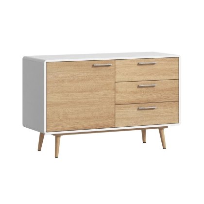 Princeton High Gloss White Small Sideboard Princeton High Gloss White Small Sideboard