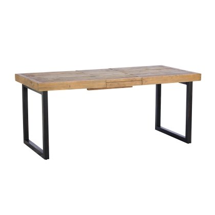 Nixon Reclaimed Wood 140cm-180cm Fully Extending Dining Table Nixon Reclaimed Wood 140cm-180cm Fully Extending Dining Table