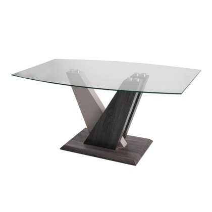 Zen Glass Dining Table with High Gloss Finish Zen Glass Dining Table with High Gloss Finish
