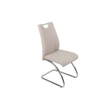 Zen Dining Chair in Champagne PU Finish Zen Dining Chair in Champagne PU Finish