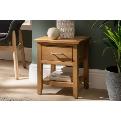 Chester Oak Lamp Table 36x40cm Chester Oak Lamp Table 36x40cm