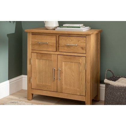 Chester Oak Mini Sideboard 75cm Wide Chester Oak Mini Sideboard 75cm Wide