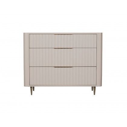 Lily Painted Mahogany 3 Drawer Chest of Drawers Lily Painted Mahogany 3 Drawer Chest of Drawers