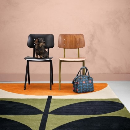Orla Kiely Stem Black Rug Orla Kiely Stem Black Rug