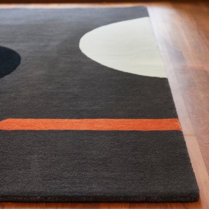 Orla Kiely OR Geo Flower Graphite Rug Orla Kiely OR Geo Flower Graphite Rug