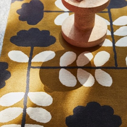 Orla Kiely OR Cut Stem Dijon Rug Orla Kiely OR Cut Stem Dijon Rug