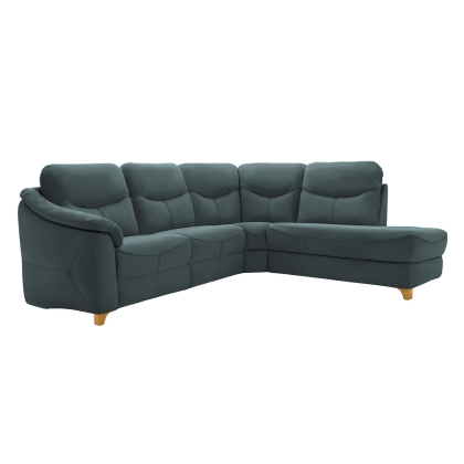 G Plan Jackson RHF Leather Corner Chaise Sofa