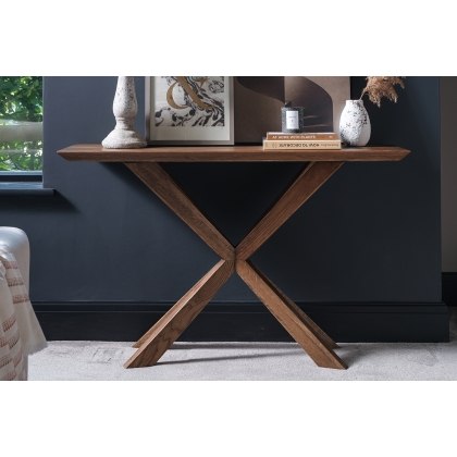 Hudson Solid Oak Console Table Hudson Solid Oak Console Table