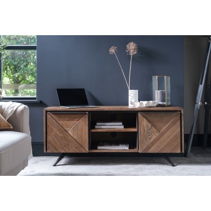 Hudson Solid Oak TV Unit Hudson Solid Oak TV Unit