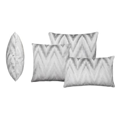 Scatter Cushion in Kilvington Chevron Stone Scatter Cushion in Kilvington Chevron Stone