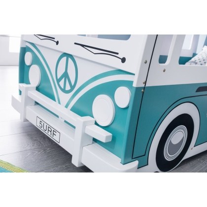 Campervan Surf Bunk Bed with Peace Symbol Campervan Surf Bunk Bed with Peace Symbol