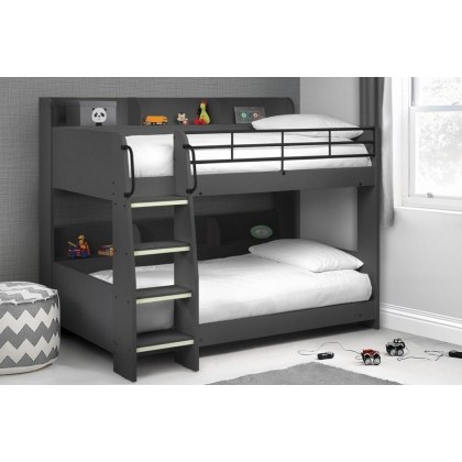 Domain Childrens Bunk Bed with Glow in Dark Ladder Domain Childrens Bunk Bed with Glow in Dark Ladder