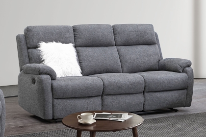 India Fabric 3 Seater Manual Recliner Sofa India Fabric 3 Seater Manual Recliner Sofa