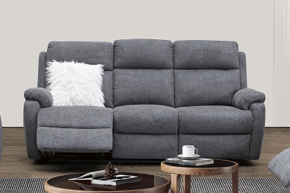 India Fabric 3 Seater Manual Recliner Sofa India Fabric 3 Seater Manual Recliner Sofa