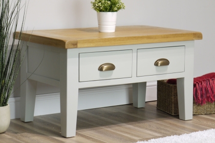 Cotswold Grey Painted Oak Coffee Table Cotswold Grey Painted Oak Coffee Table