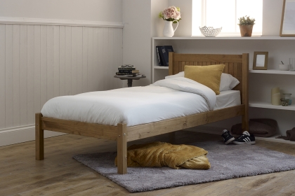 Capri Wooden Pine Slatted Bed Frame Capri Wooden Pine Slatted Bed Frame