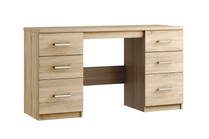 Malena Double Pedestal Dressing Table Malena Double Pedestal Dressing Table