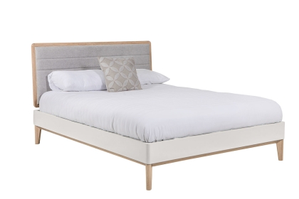 Vida Living Marlow Bedframe in Cashmere Oak and Taupe Vida Living Marlow Bedframe in Cashmere Oak and Taupe