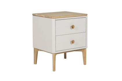 Vida Living Marlow Bedside Table in Cashmere Oak and Taupe Vida Living Marlow Bedside Table in Cashmere Oak and Taupe