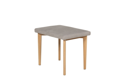 Vida Living Marlow Dressing Table Stool in Cashmere Oak and Taupe Vida Living Marlow Dressing Table Stool in Cashmere Oak and Taupe