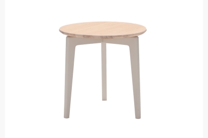Vida Living Marlow Lamp Table in Cashmere Oak and Taupe Vida Living Marlow Lamp Table in Cashmere Oak and Taupe