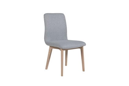 Vida Living Marlow Fabric Dining Chair in Light Grey Vida Living Marlow Fabric Dining Chair in Light Grey