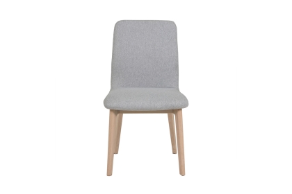 Vida Living Marlow Fabric Dining Chair in Light Grey Vida Living Marlow Fabric Dining Chair in Light Grey