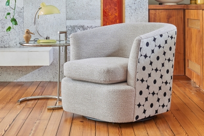 Orla Kiely Callan Accent Swivel Chair Orla Kiely Callan Accent Swivel Chair