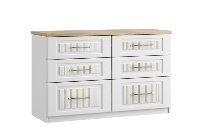 Panorama 6 Drawer Twin Chest of Drawers Panorama 6 Drawer Twin Chest of Drawers
