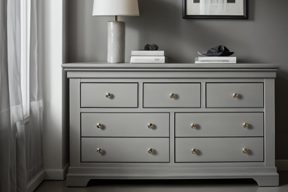 Providence Painted Grey 3 Over 4 Drawer Chest of Drawers Providence Painted Grey 3 Over 4 Drawer Chest of Drawers