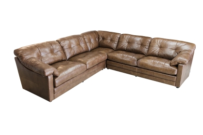 Alexander & James Bailey Leather Large 5 Seater Corner Sofa Alexander & James Bailey Leather Large 5 Seater Corner Sofa
