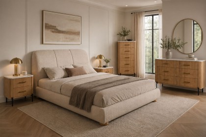 Reed Chunky Boucle Bedframe Reed Chunky Boucle Bedframe