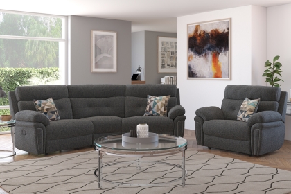 La-Z-Boy Baxter 3 Seater Curved Recliner Sofa La-Z-Boy Baxter 3 Seater Curved Recliner Sofa