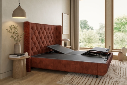 TEMPUR® Arc Ergo Smart Base Bed Frame with Luxury Headboard