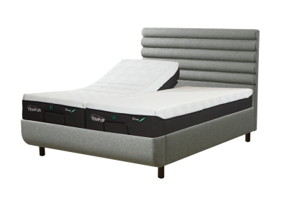 TEMPUR® Arc Ergo Smart Base Bed Frame with Vectra Headboard TEMPUR® Arc Ergo Smart Base Bed Frame with Vectra Headboard