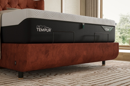 TEMPUR® Arc Disc Bed Frame with Luxury Headboard TEMPUR® Arc Disc Bed Frame with Luxury Headboard