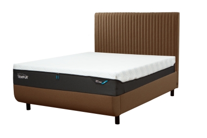 TEMPUR® Arc Slatted Ottoman Bed Frame with Vertical Headboard