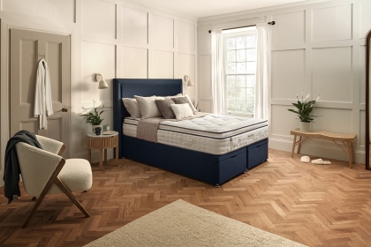 Silentnight Otley 1600 Boxtop Premium Wool Divan Bed Silentnight Otley 1600 Boxtop Premium Wool Divan Bed