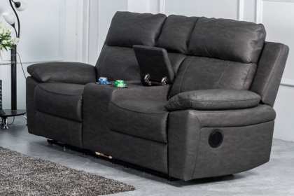 Series 5 Hunter Smart 2 Seater Power Recliner Sofa with Console