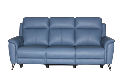 Miami Leather 3 Seater Power Recliner Sofa