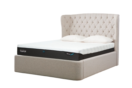 TEMPUR® Holcot Ottoman Bed Base in Shetland Pebble